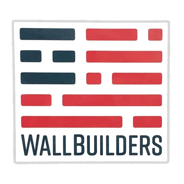 WallBuilders Flag Sticker