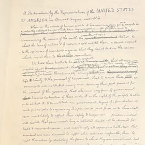 Thomas Jefferson's Original Draft of the Declaration 1776 - Image 6